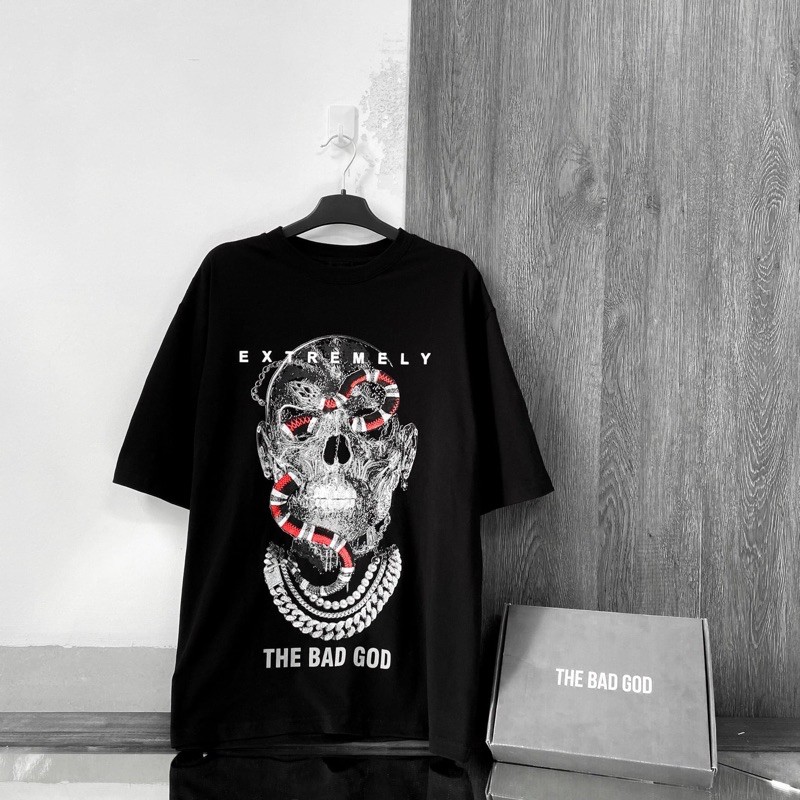 Áo thun tay lỡ Snakelong Extremely MSW town, áo cotton nam nữ thời trang unisex | BigBuy360 - bigbuy360.vn