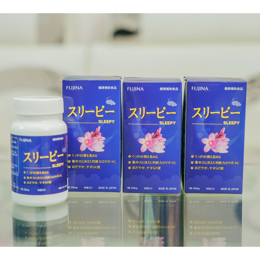 Viên ngủ ngon Sleepy Nhật Bản 80 viên – Hàng nhập khẩu nội địa Nhật Bản