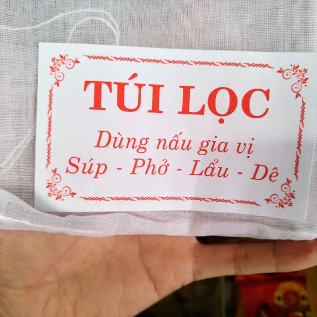 Túi vải lọc gia vị/trà (2 size)