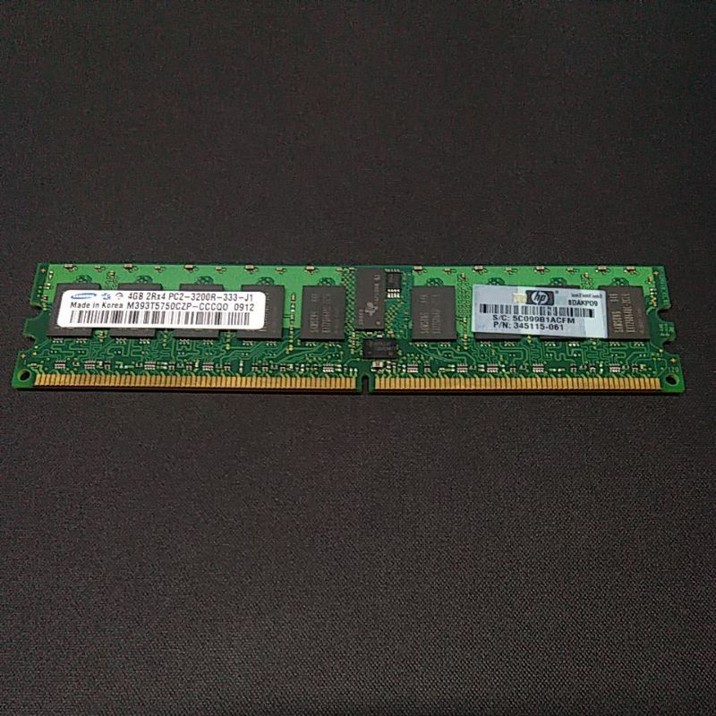 DDR2  4G  Bus 3200 ECC Register Samsung