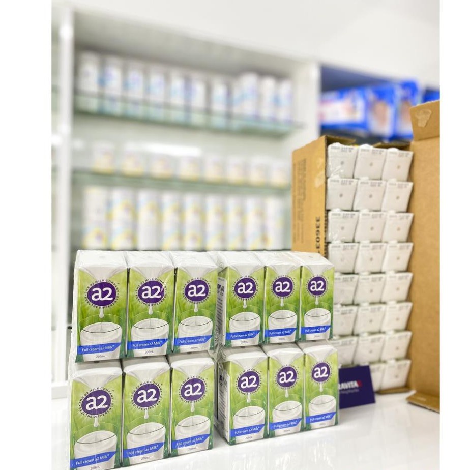 [TPHCM] Sữa A2 nguyên kem dạng nước 24 hộp 200ml - Hàng Úc mới