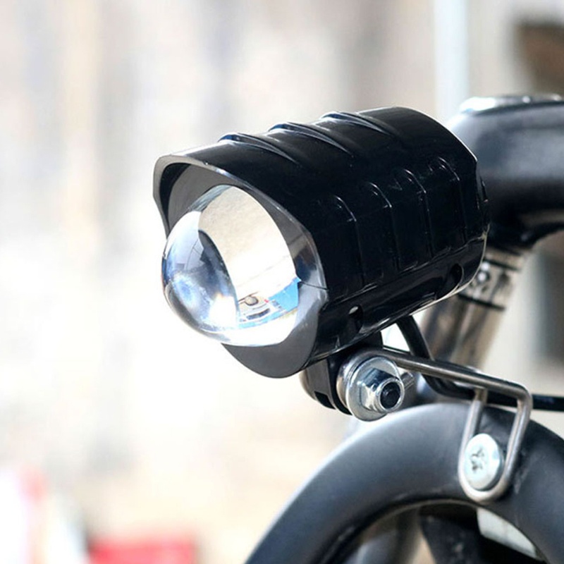 Electric Bike LED Front Light E-Bike  2 in 1 Waterproof Horn Headlight