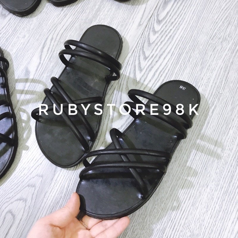 Dép cao su quai chéo siêu bền