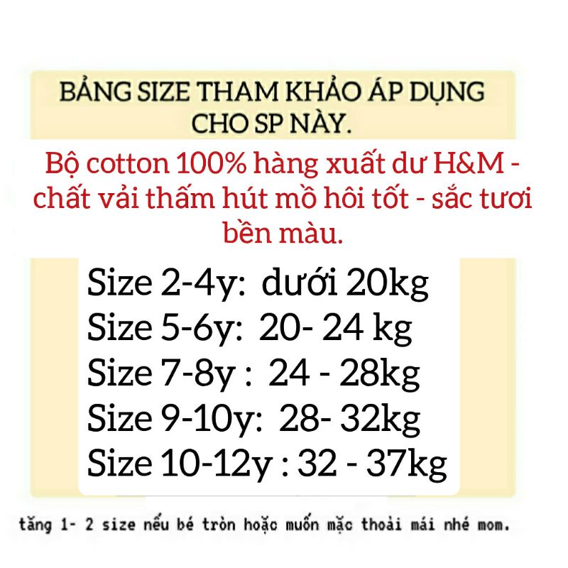 🔥RẺ NHẤT TẬN GỐC🔥20-45KG BBN25 Bộ quần áo sát nách bé trai size đại & đại cồ chất cotton hàng xuất VNXK