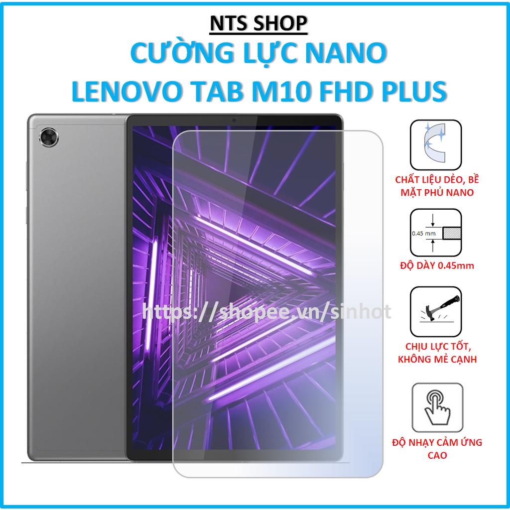 Dán cường lực dẻo bảo vệ màn hình Lenovo Tab M10 - FHD Plus