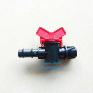 Bộ 2 van khóa ống PE 16 ren ngoài 21