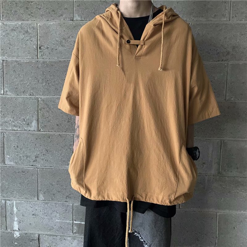 Men's Young Dynamic Short Sleeve Hoodie Hoodie