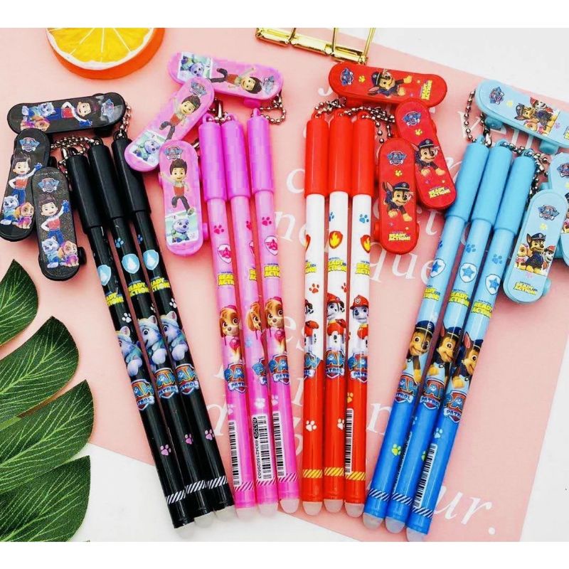 HỘP 12 BÚT NƯỚC ĐẦU THÚ MÀU TÍM VIẾT XÓA ĐƯỢC NHIỀU HÌNH DỄ THƯƠNG