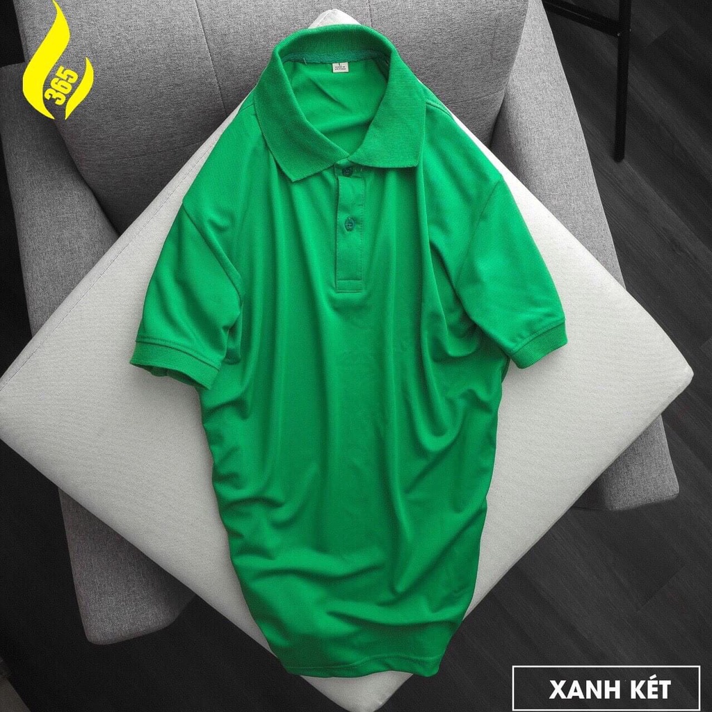 [GIÁ XƯỞNG]Áo THUN nam - nữ MÀU TÍM HUẾ vải Cá Sấu poly cổ dệt bo cao cấp | BigBuy360 - bigbuy360.vn