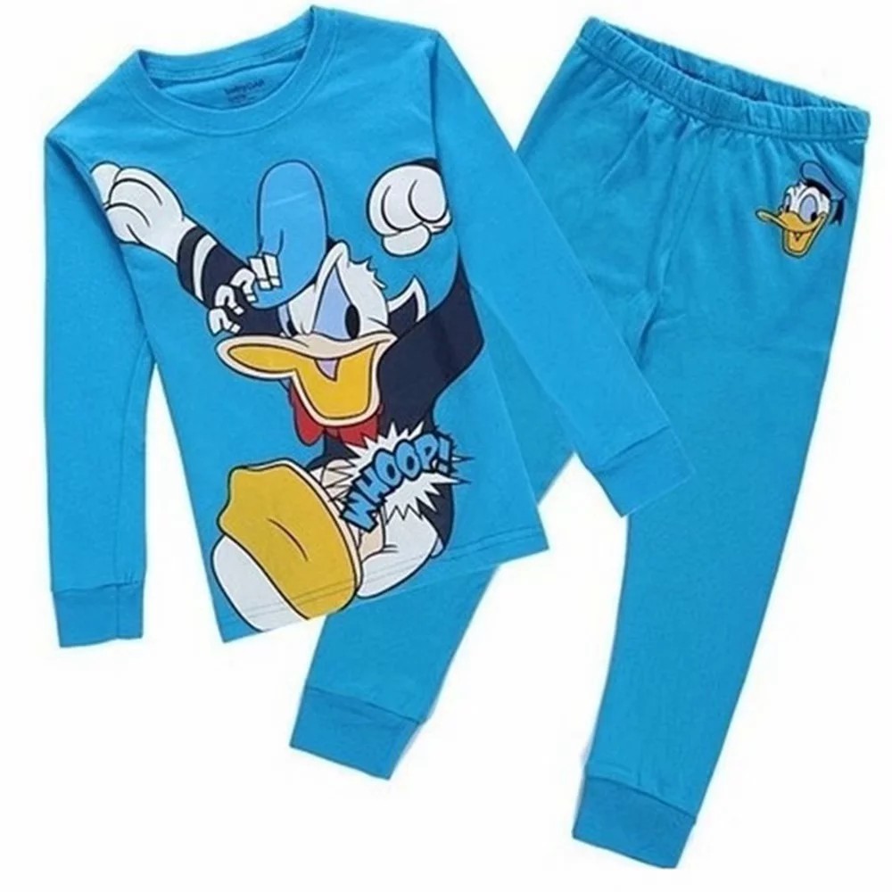 Set đồ ngủ áo thun in hình chuột Mickey &amp; quần dài cho bé trai