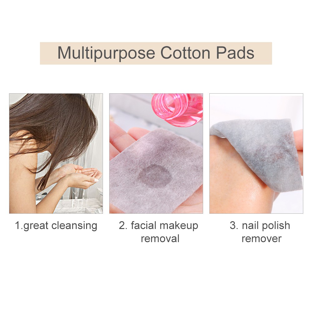 Bông tẩy trang Dụng cụ trang điểm Tẩy trang Miniso Cotton Pads Collection Một loạt các phong cách