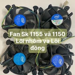 Quạt Tản Nhiệt Máy Tính Lõi Nhôm và Lõi Đồng SK 1155 và 1150 -1151 Hàng 2nd vệ Sinh Sạch Chuẩn – Vi Tính Bắc hải