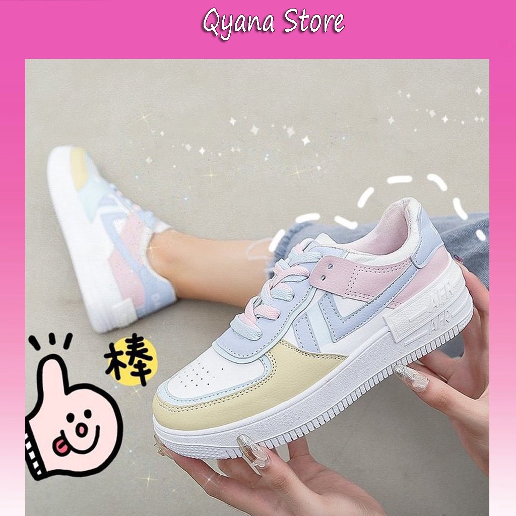 Giày Thể Thao Nữ Sneaker 70k/1 Đôi, Hàng Mới Đẹp Lẻ Size xả lỗ Qyana Store