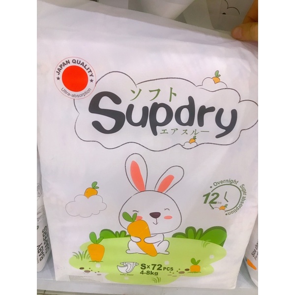 Tã/Bỉm SUPDRY nội địa Trung quần dán size S72/M66/L60/M64/L58/XL52/XXL50