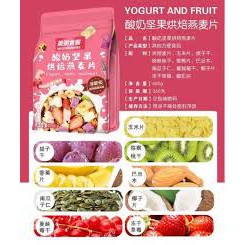 Ngũ Cốc Sữa Chua Yougurt Fruit Oatmeal Đài Loan 💝FREESHIP💝 Ngũ Cốc Sữa Chua Trái Cây Mix Hạt Hoa Quả 400g - 500gr HCM | BigBuy360 - bigbuy360.vn