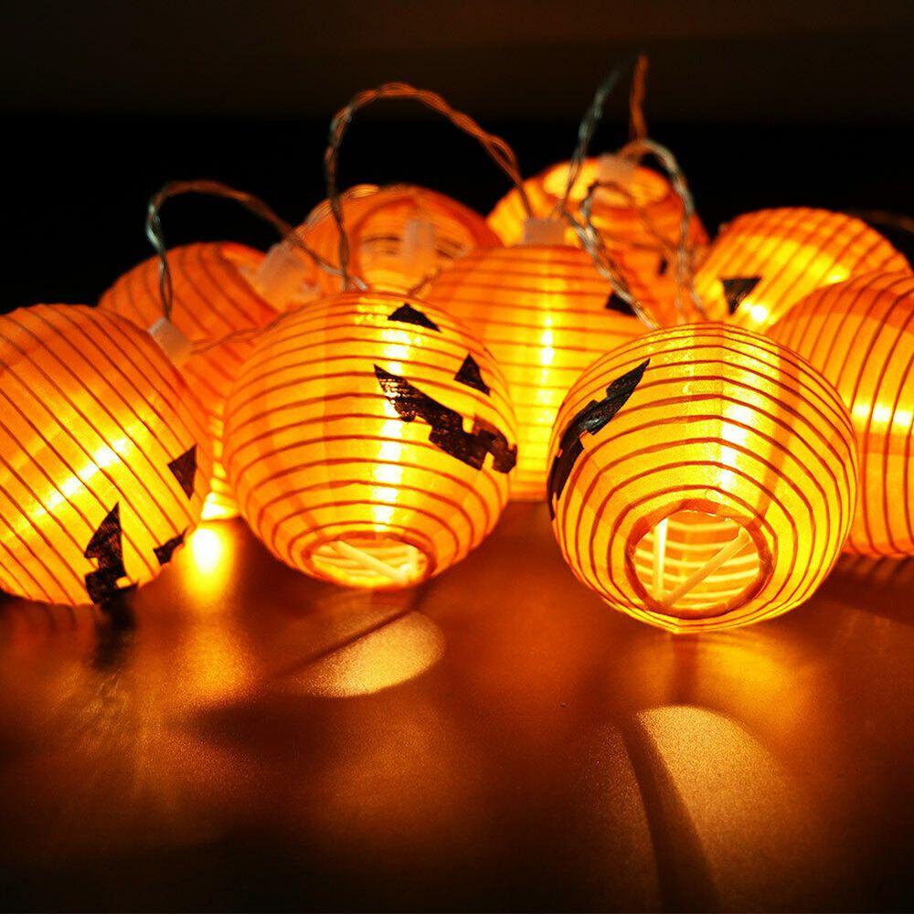 SUENIN 10 Đèn Lồng Led Hình Quả Bí Ngô Trang Trí Halloween