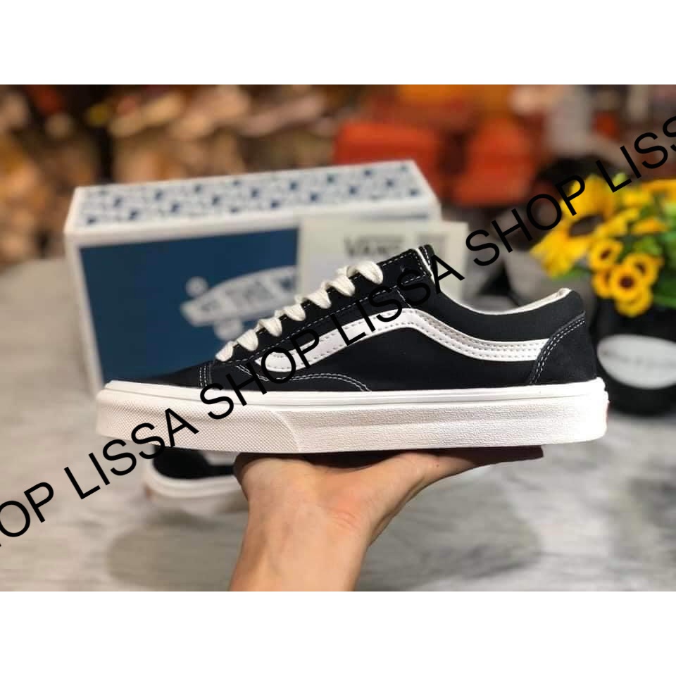 Giày Vans vault Old Skool Bản Chuẩn 11Trung [Vault-Da lộn] | BigBuy360 - bigbuy360.vn