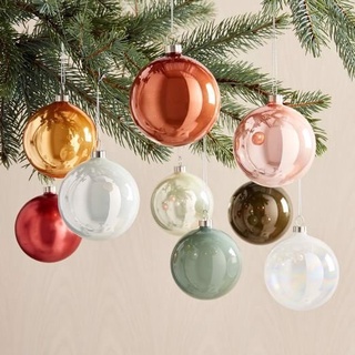 Trái châu trang trí cây thông Noel nhiều màu ctne41