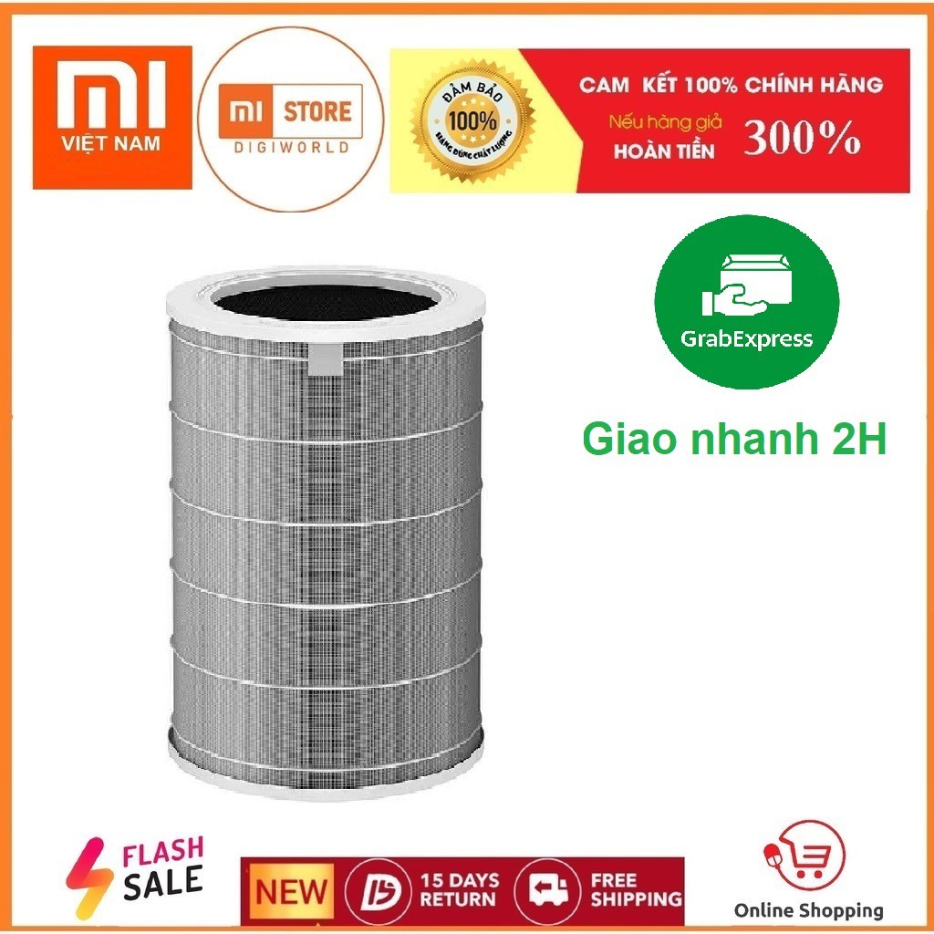 Lõi Lọc Không Khí Mi Air Purifier HEPA Filter /Than Hoạt Tính / Bản Quốc Tế - Hãng phân phối