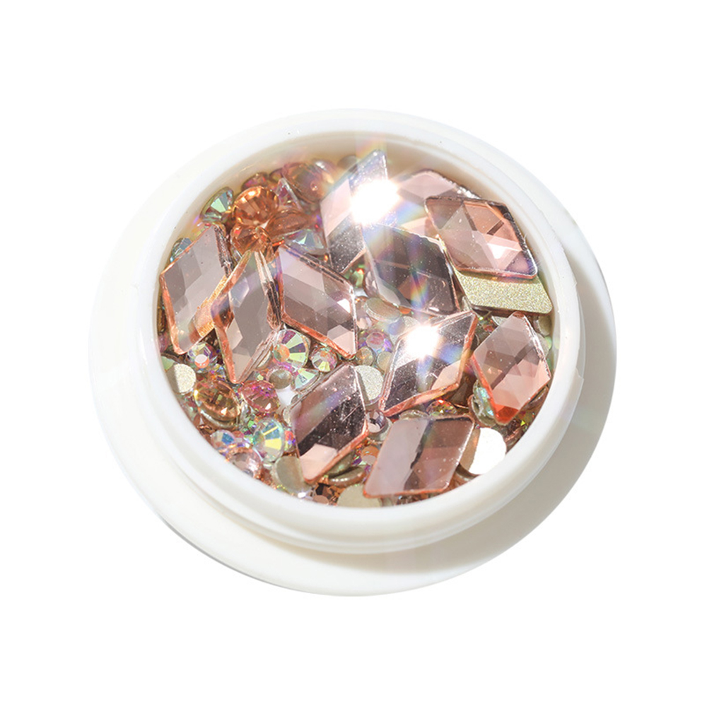 Hộp hạt đá trang trí móng nhiều kiểu dáng