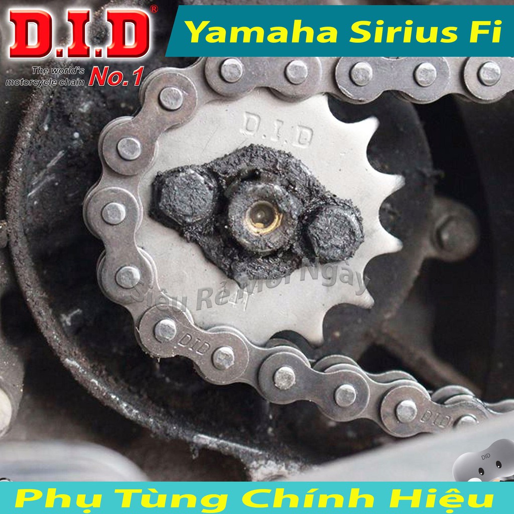 Bộ Nhông Sên Dĩa DID Yamaha Sirius Fi Sên DID 10Ly Thái Lan