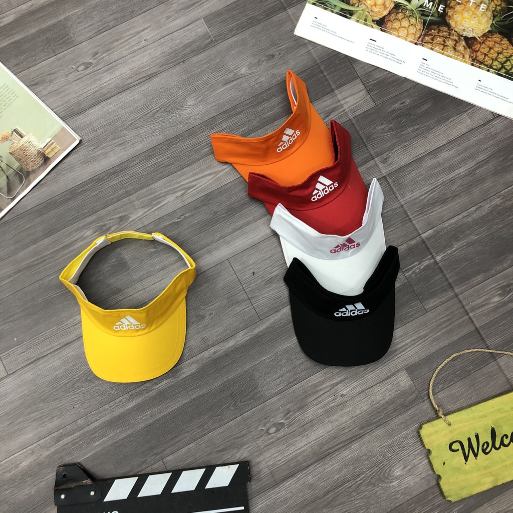 Nón Kết Nửa Đầu, Nón Thể Thao Tennis, Vải Kaki, Logo Thêu Sắc Nét