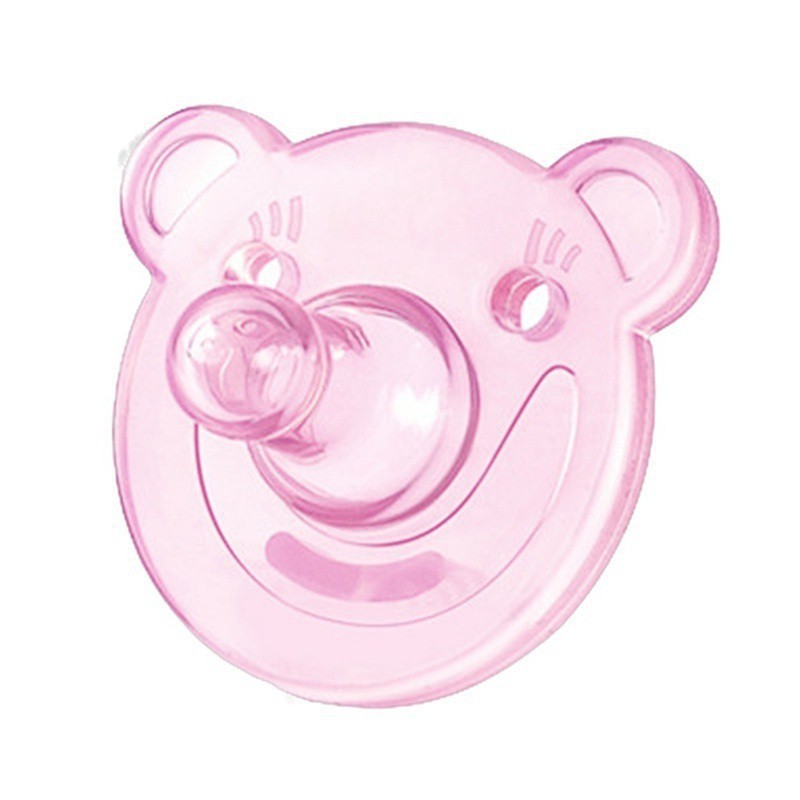 4 Colors Soft Silicone Orthodontic Pacifier Sleep Soother For 0-3Y Baby