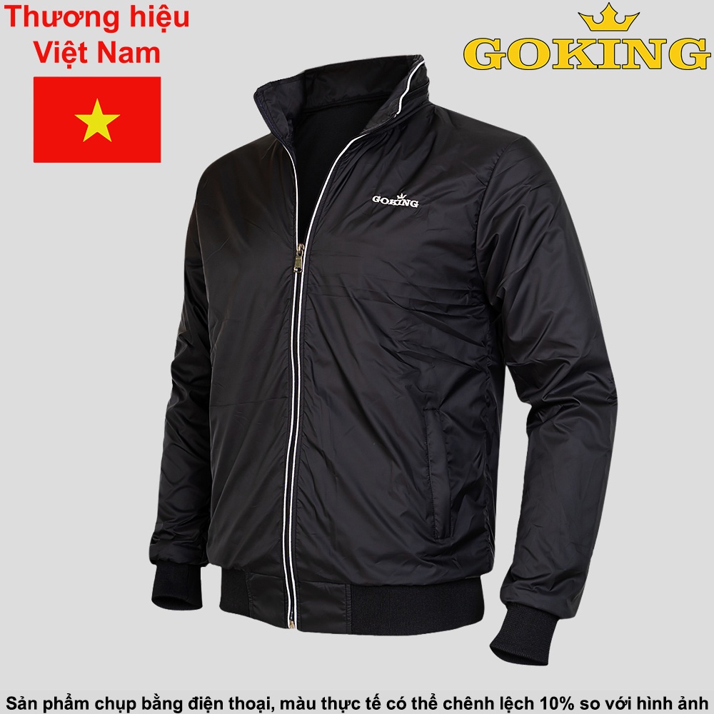 №Áo khoác gió nam nữ GOKING mũ dấu, 3 túi đa năng. Hàng hiệu Việt xuất khẩu cao cấp. dù chống nắng lạnh