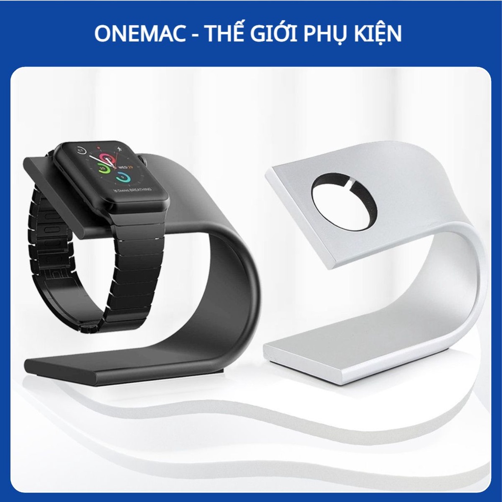 Đế Sạc APPLE WATCH Dạng Treo Dock Sạc Kiêm Giá Đỡ Hợp Kim Nhôm Cho Đồng Hồ Thông Minh iWatch Cao Cấp