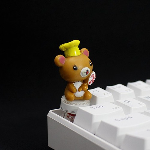 Keycap lẻ hình Gấu Style siêu dễ thương( Keycap Artisan )