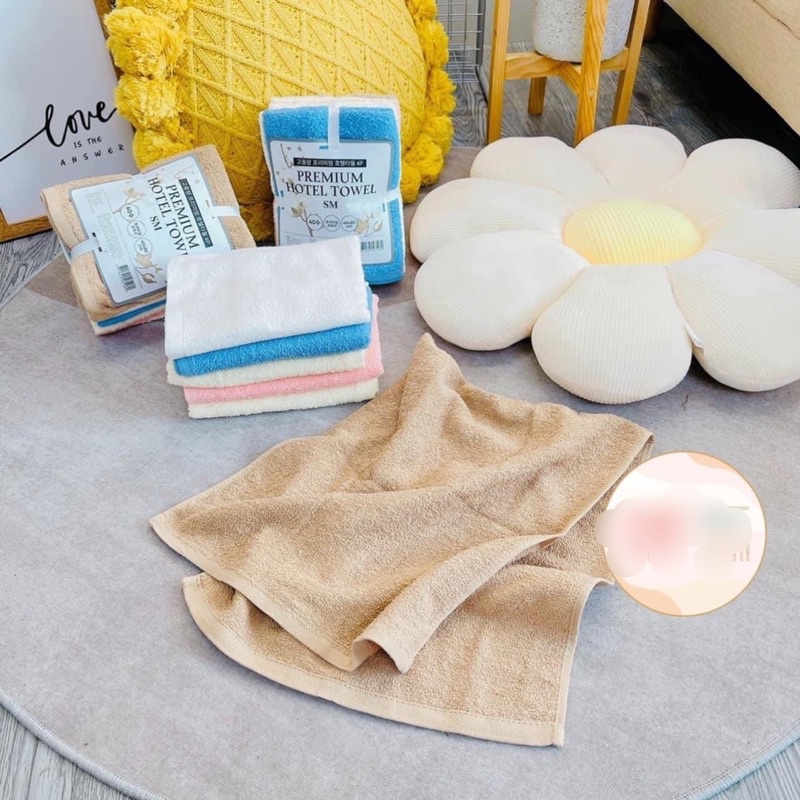 Sét 6 khăn tắm xuất dư, kt 40*80. Sợi cotton mềm mịn, thấm nước