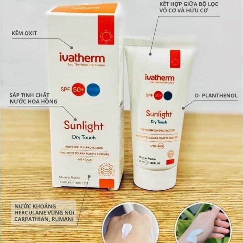 Kem Chống Nắng Ivatherm  SPF 50+