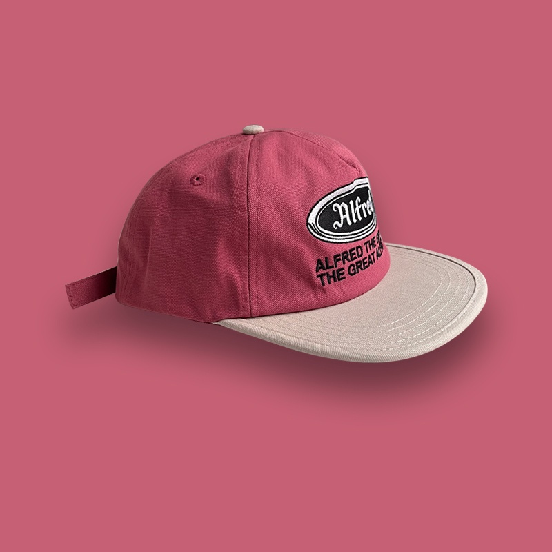 Mũ lưỡi trai bóng chày vành phẳng che nắng màu mận thời trang cho cha mẹ và bé