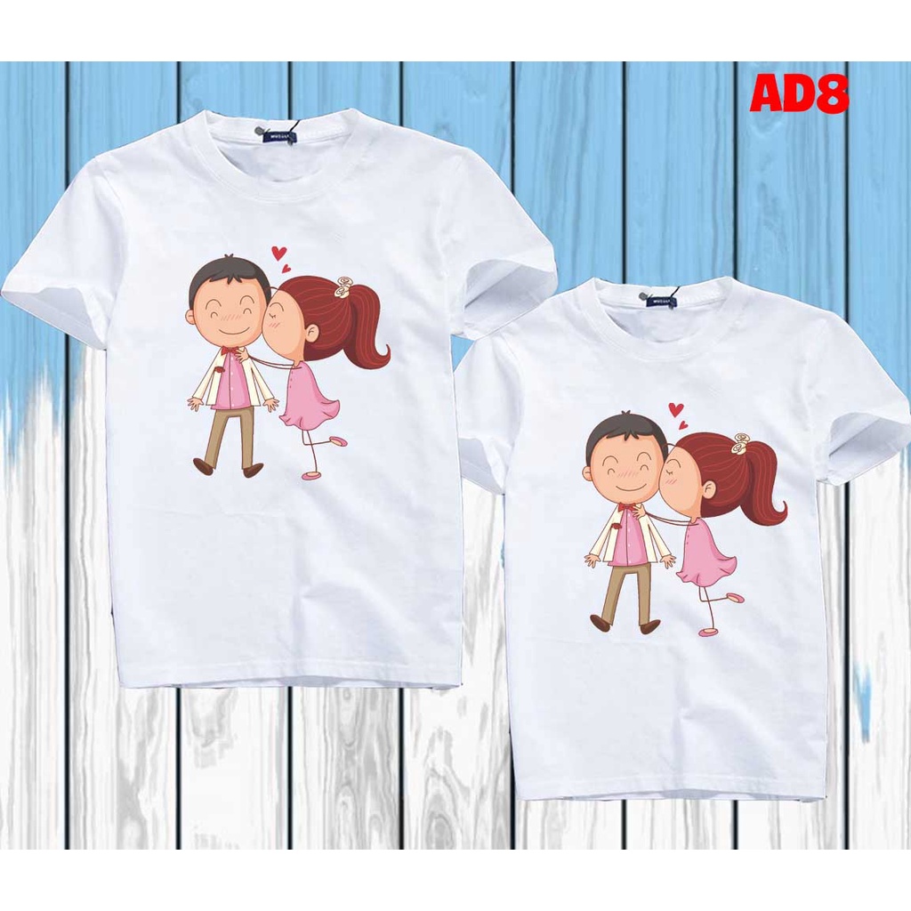 Áo thun đôi, áo cặp, áo tình nhân chibi -- [Giá niêm yết là giá của 1 áo]