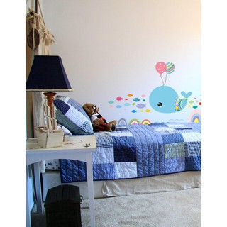 Decal dán tường Cá heo đại dương