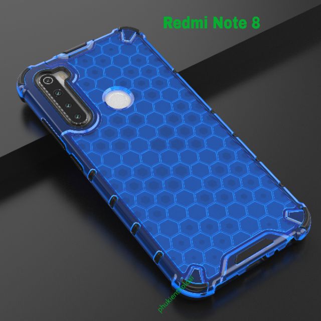 Ốp lưng Redmi Note 8 / Note 9 / Redmi 10X 4G chống sốc Tổ Ong lục lăng cao cấp bảo vệ 4 góc siêu bền