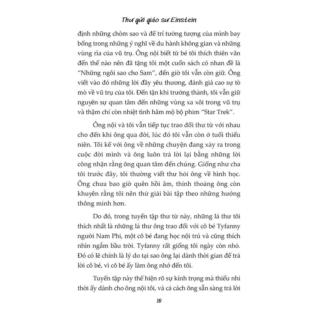Sách -  Thư Gửi Giáo Sư Einstein - Lời Nói Đầu Của Evelyn Einstein - Những Lá Thư Của Albert Einstein Với Thiếu Nhi