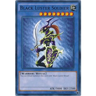 Thẻ bài Yugioh - TCG - Black Luster Soldier / YGLD-ENA01'