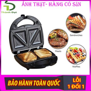 Máy Nướng Bánh Mỳ Sandwich Nikai Nhật Bản Mới👑Free Ship👑 Nướng Bánh Siêu Tốc, Bảo Hành 6 Tháng