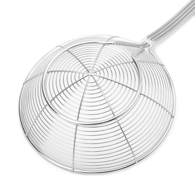 COLO  Solid Spider Strainer Skimmer Ladle Stainless Steel Kitchen Utensil Tool