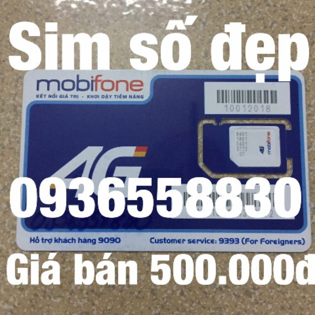Sim số đẹp Mobifone