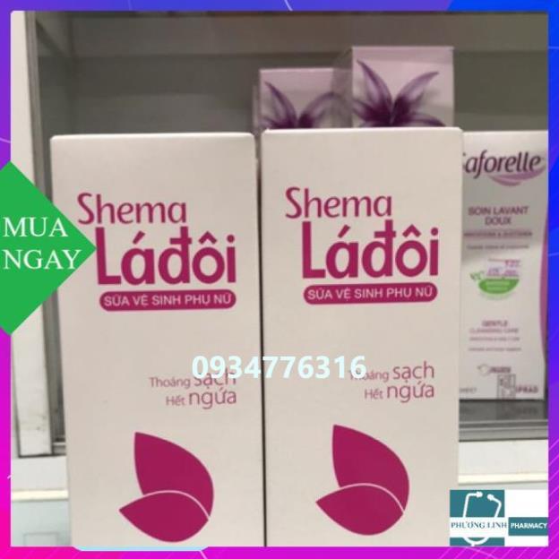 Dung dịch vệ sinh phụ nữ Shema lá đôi 200ml
