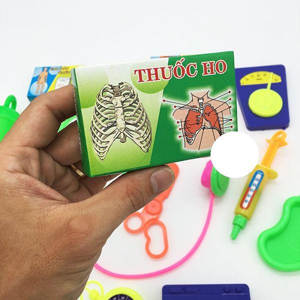 Bộ đồ chơi túi bác sĩ Đồng Sanh 18 món dụng cụ y tế bằng nhựa ( cho bé phát triển trí tuệ)