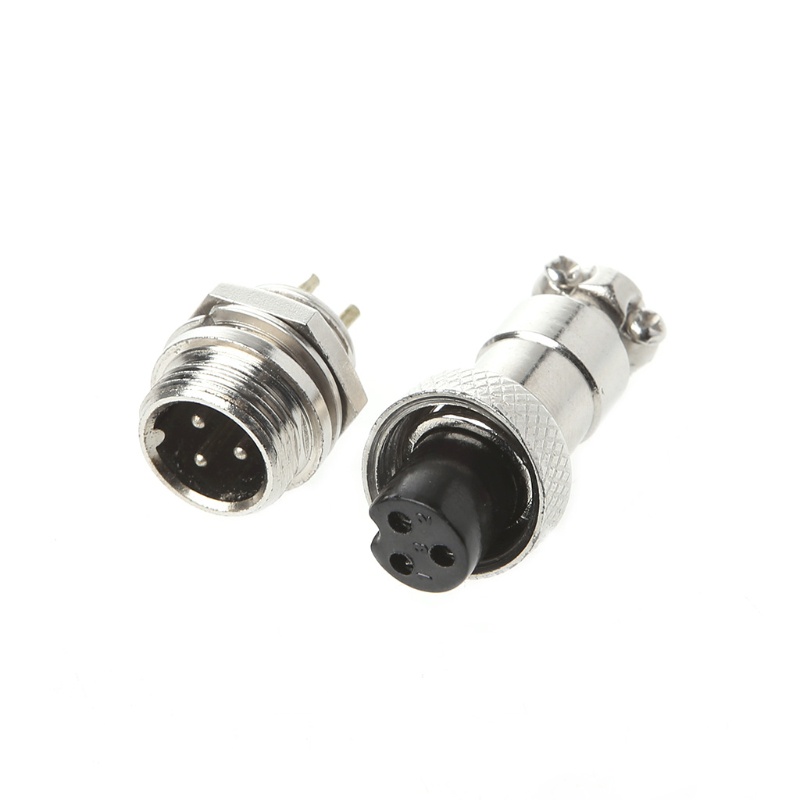 Đầu nối dây điện bằng kim loại 12mm 2/3/4/5/6 Pin GX12