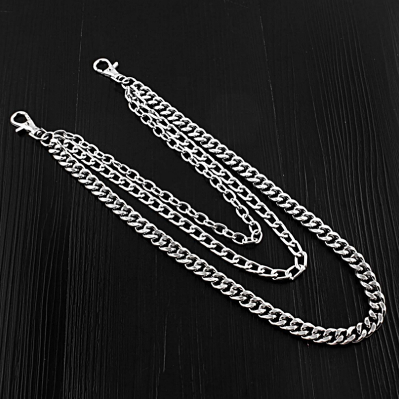 Dây Xích Móc Quần 3 Lớp Bằng Thép Không Gỉ Thời Trang Cá Tính