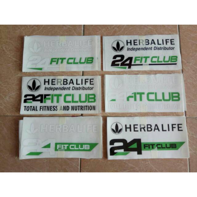 Cutting Sticker 24 Fit Club Herbalife