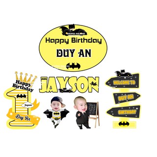 chibi sinh nhật cho bé trai - Nhiều mẫu