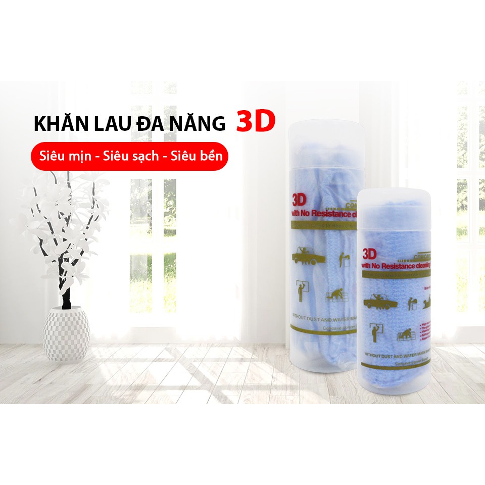 Khăn Lau Đa Năng 3D CIND LEJ6027 Màu Lam (64*43*0.2cm) Nhập Khẩu Chính Hãng