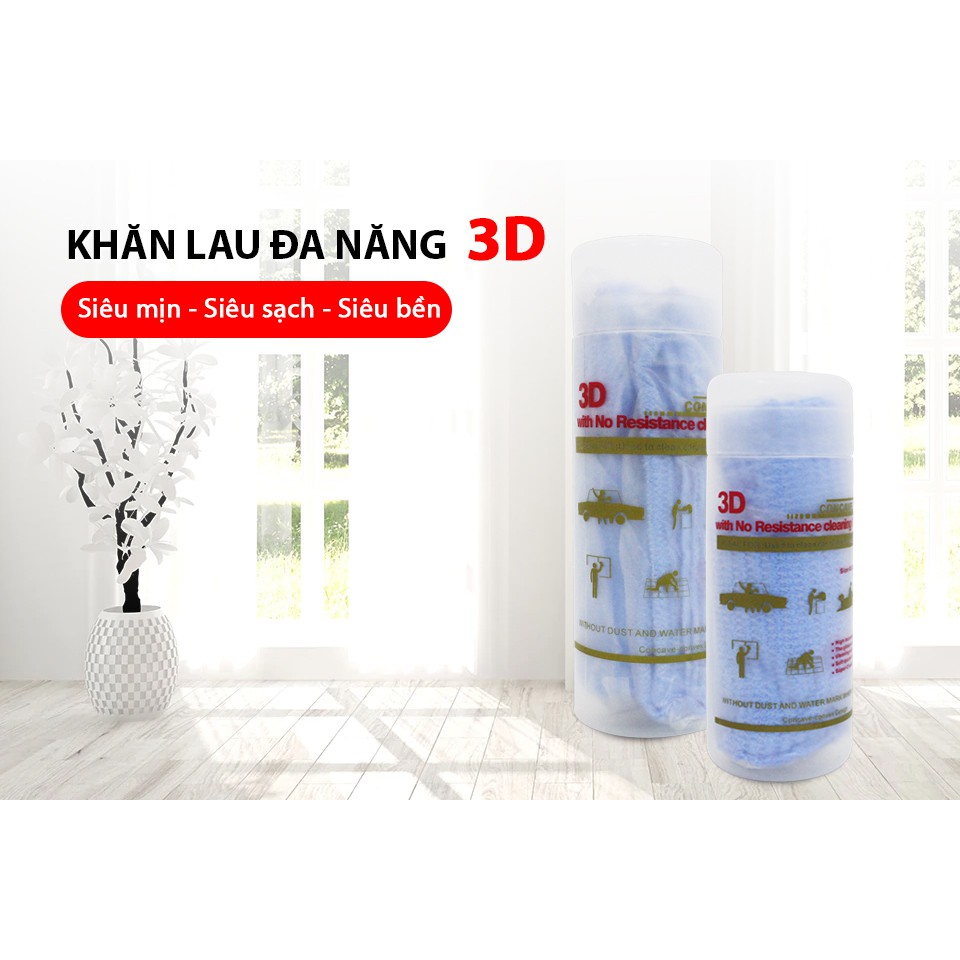 [Mã BMBAU50 giảm 10% đơn 99k] Khăn Lau Đa Năng 3D CIND LEJ6027 Màu Lam (64*43*0.2cm) Nhập Khẩu Chính Hãng