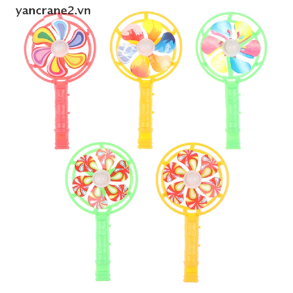 Set 5 còi đồ chơi hình cối xay gió nhiều màu sắc vui nhộn cho bé